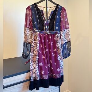 Anthropologie Maeve Multicolor Dress